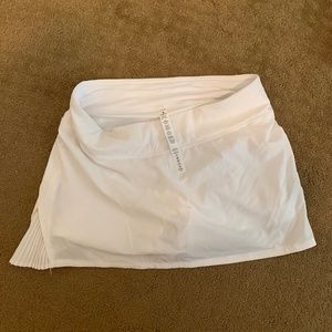 Lululemon Tennis Skirt (white; size 8)